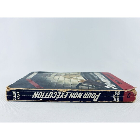 1958 French Paperback -  Pour Non Execution -  Fleuve Noir -  Claude Rank -book - Picture 11 of 11